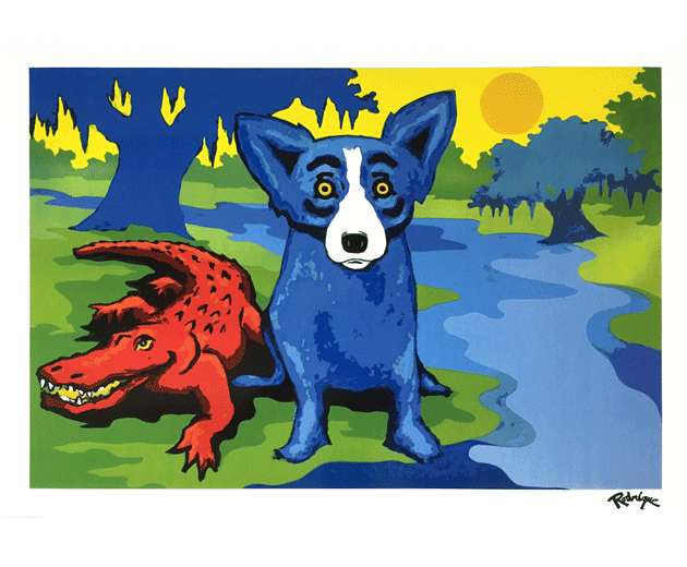 Blue Dogs and Cajuns on the River